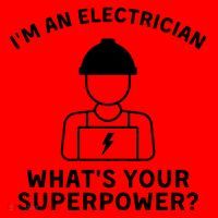 Im An Electrician Whats Your Superpower Santa Hat thumb 1
