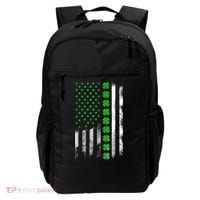 Irish American Flag Shamrock Clover Happy St Patrick's Day Backpack thumb 0