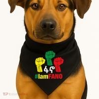 I Am Fano Fist USA-Made Doggie Bandana thumb 1