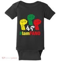 I Am Fano Fist Baby Bodysuit thumb 0