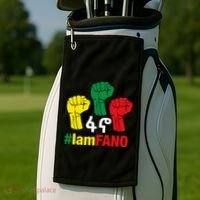 I Am Fano Fist Golf Towel thumb 2
