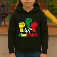 I Am Fano Fist Kids Hoodie thumb 3