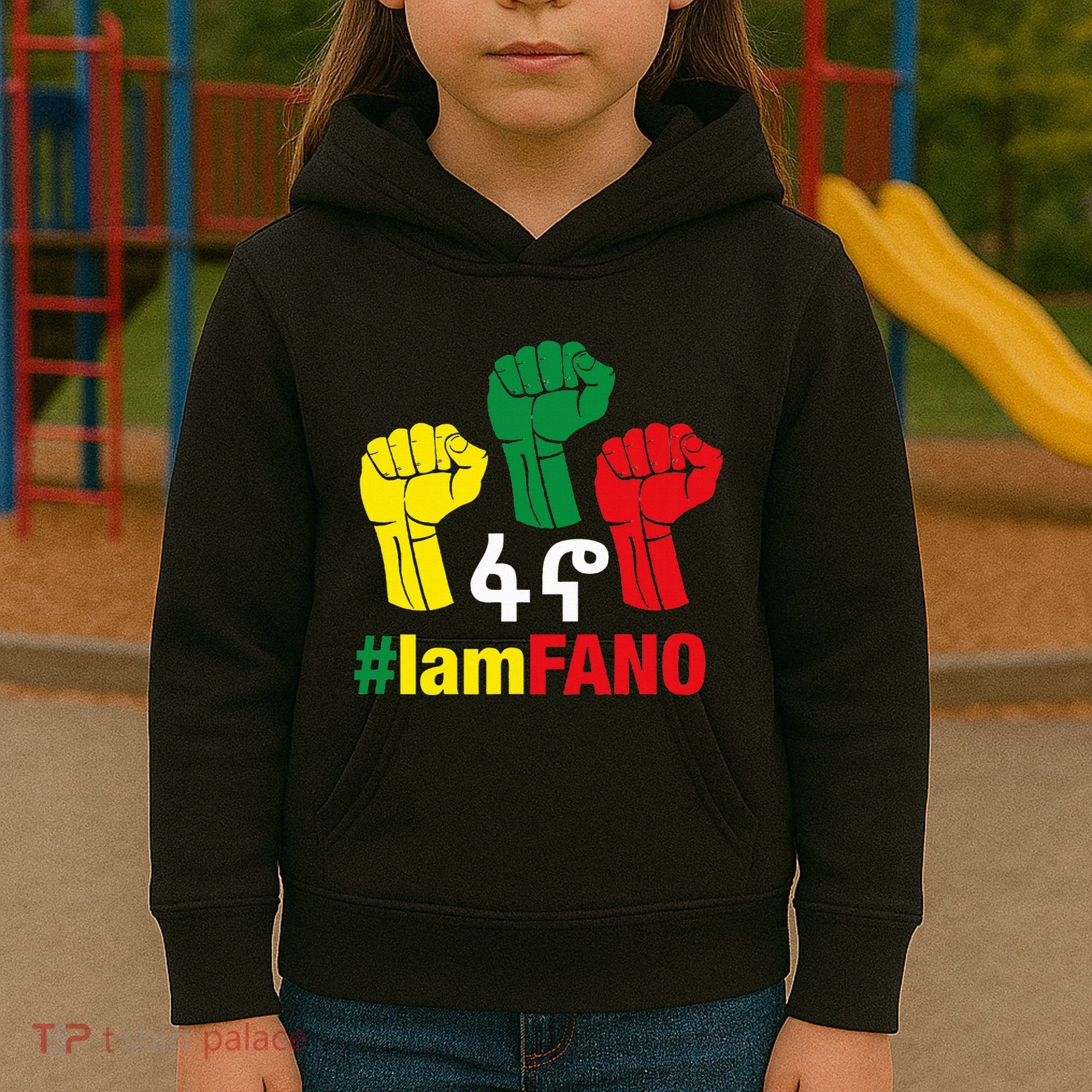 I Am Fano Fist Kids Hoodie
