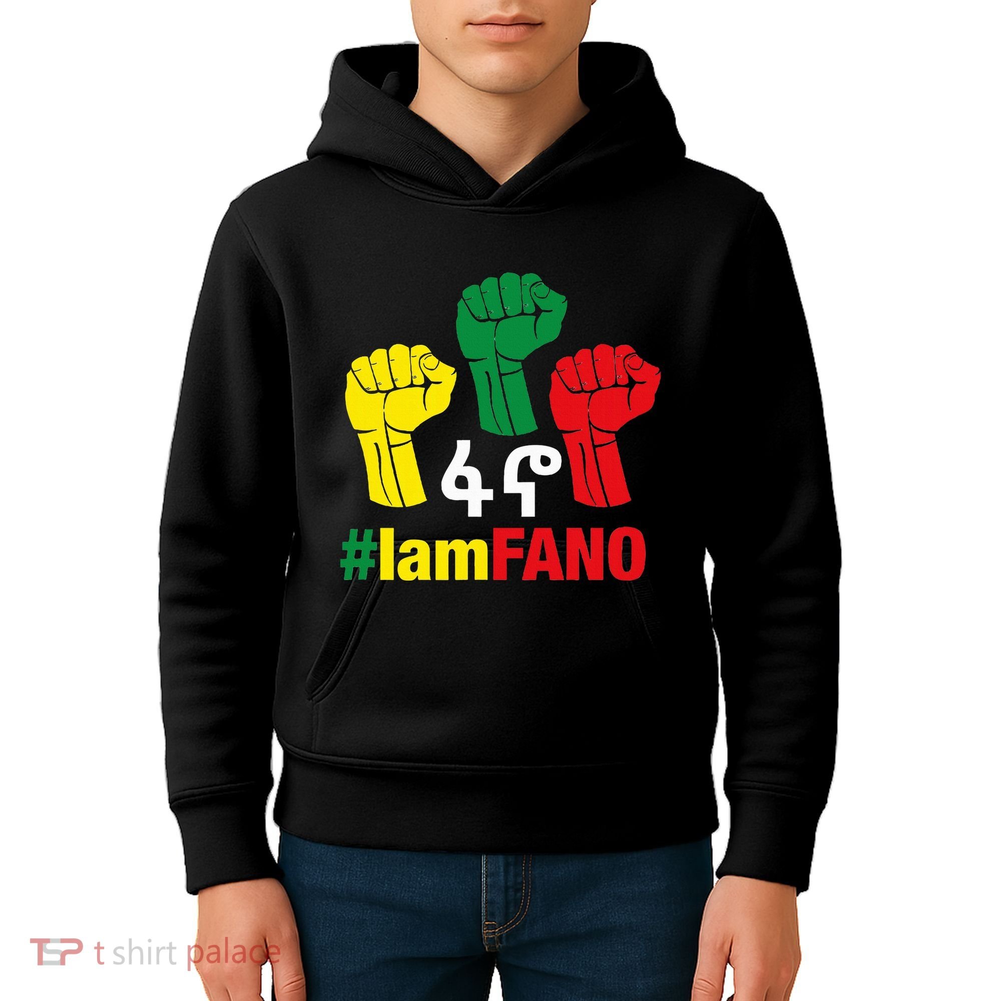 I Am Fano Fist Kids Hoodie