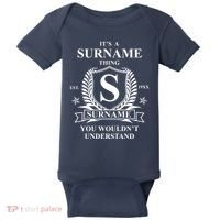 Its A Family Thing Custom Family Reunion Personalized Baby Bodysuit thumb 0
