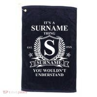 Its A Family Thing Custom Family Reunion Personalized Golf Towel thumb 0