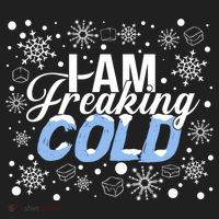 I Am Freaking Winter Cold Christmas Hate Outside Home Snow Great Gift Women's Sweatshirt thumb 2