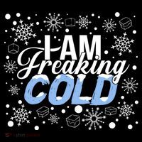 I Am Freaking Winter Cold Christmas Hate Outside Home Snow Great Gift Ornament thumb 1