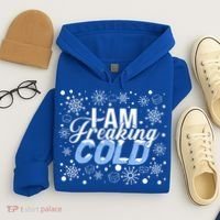 I Am Freaking Winter Cold Christmas Hate Outside Home Snow Great Gift Hoodie thumb 4