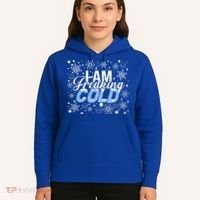 I Am Freaking Winter Cold Christmas Hate Outside Home Snow Great Gift Hoodie thumb 5