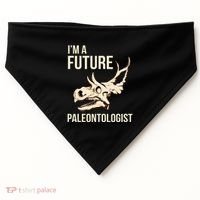 IM A Future Paleontologist Dinosaur Fossil Enthusiast USA-Made Doggie Bandana thumb 0