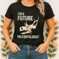 IM A Future Paleontologist Dinosaur Fossil Enthusiast Women's T-Shirt thumb 2