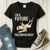 IM A Future Paleontologist Dinosaur Fossil Enthusiast Women's T-Shirt thumb 3