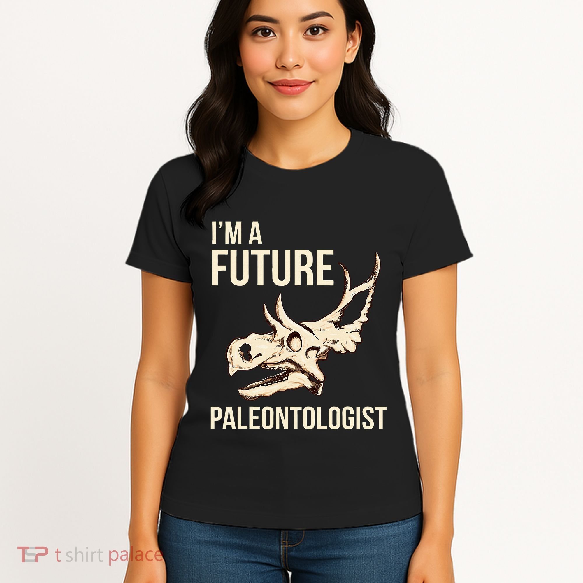 IM A Future Paleontologist Dinosaur Fossil Enthusiast Women's T-Shirt