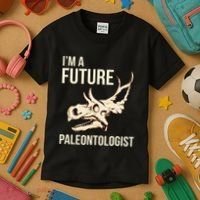 IM A Future Paleontologist Dinosaur Fossil Enthusiast Kids T-Shirt thumb 3