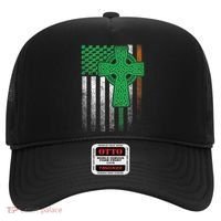 Irish American Flag Ireland Flag St Patricks Day Gift Cross Hat thumb 0