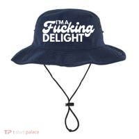 I'm A Fucking Delight Funny Sarcasm (on back) Bucket Hat thumb 0