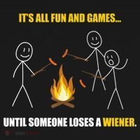 It's All Fun And Games Until Someone Loses A Wiener Gift Doggie Tank thumb 4