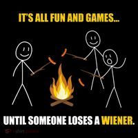 It's All Fun And Games Until Someone Loses A Wiener Gift Women's Hoodie thumb 2