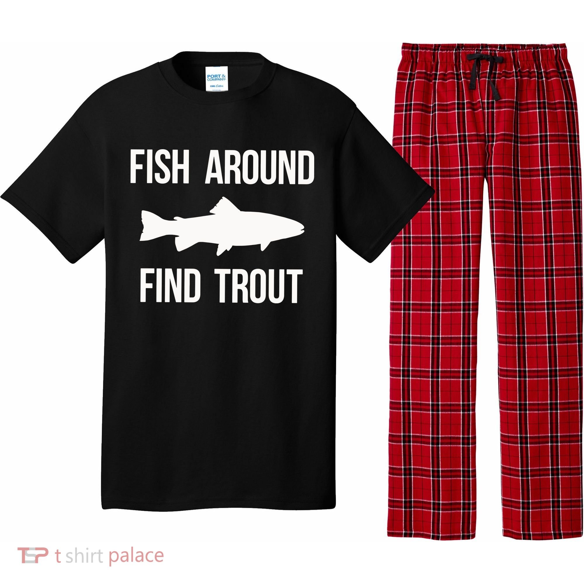 Ish Around Find Trout Pajama Set