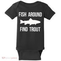 Ish Around Find Trout Baby Bodysuit thumb 0