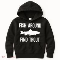 Ish Around Find Trout Kids Hoodie thumb 0