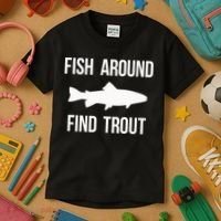 Ish Around Find Trout Kids T-Shirt thumb 3