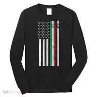 Italian American Flag Italian American Pride Long Sleeve Shirt thumb 0
