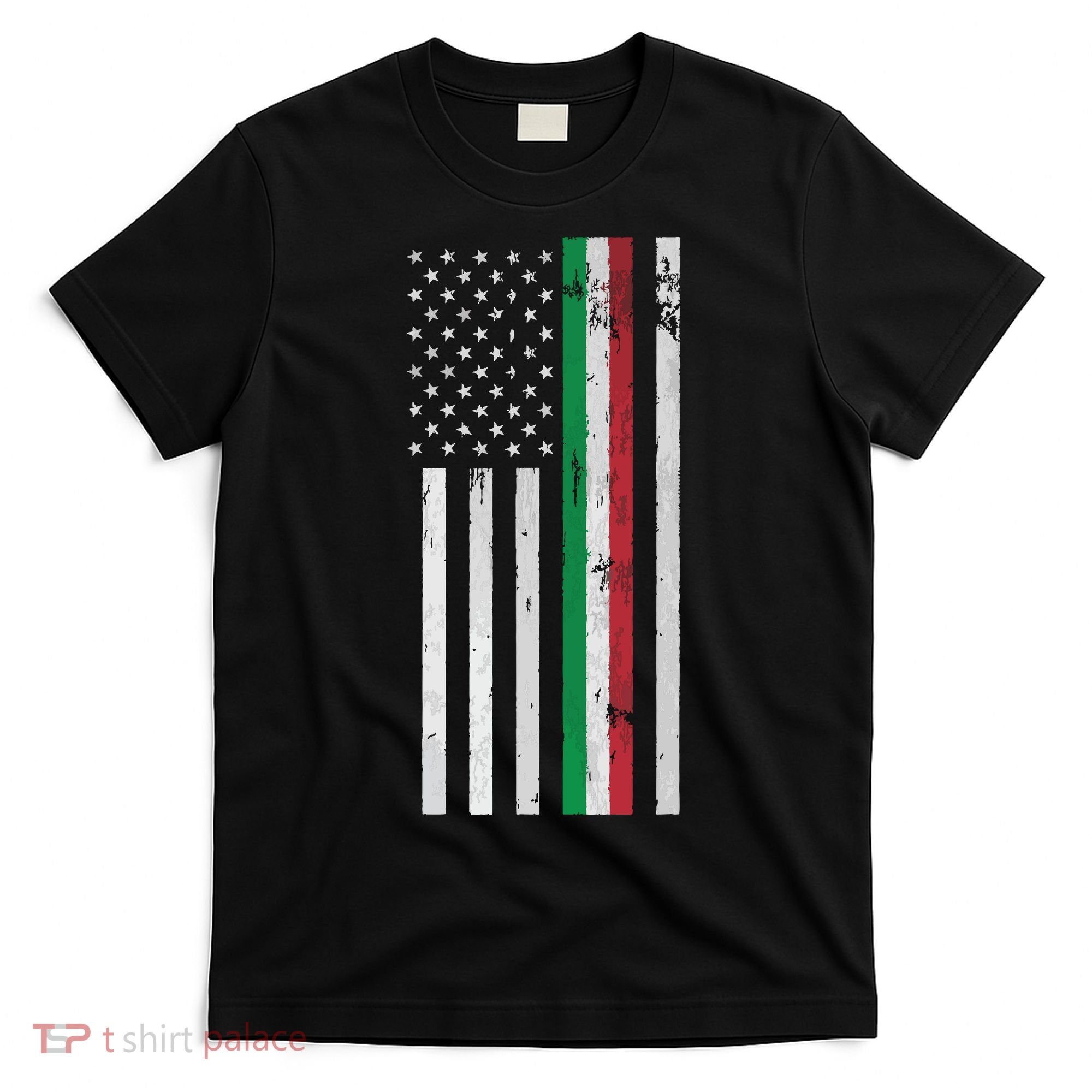 Italian American Flag Italian American Pride T-Shirt