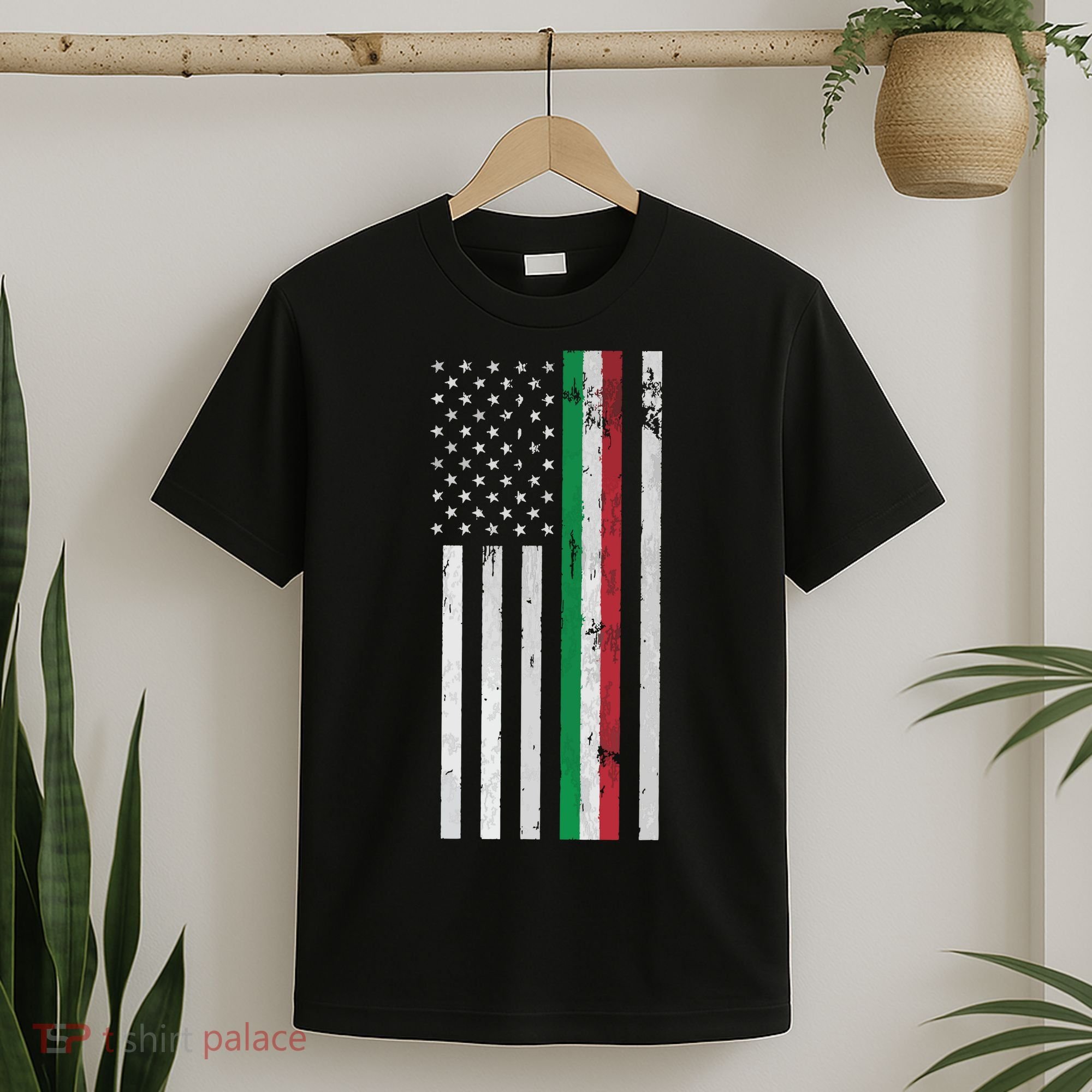 Italian American Flag Italian American Pride T-Shirt