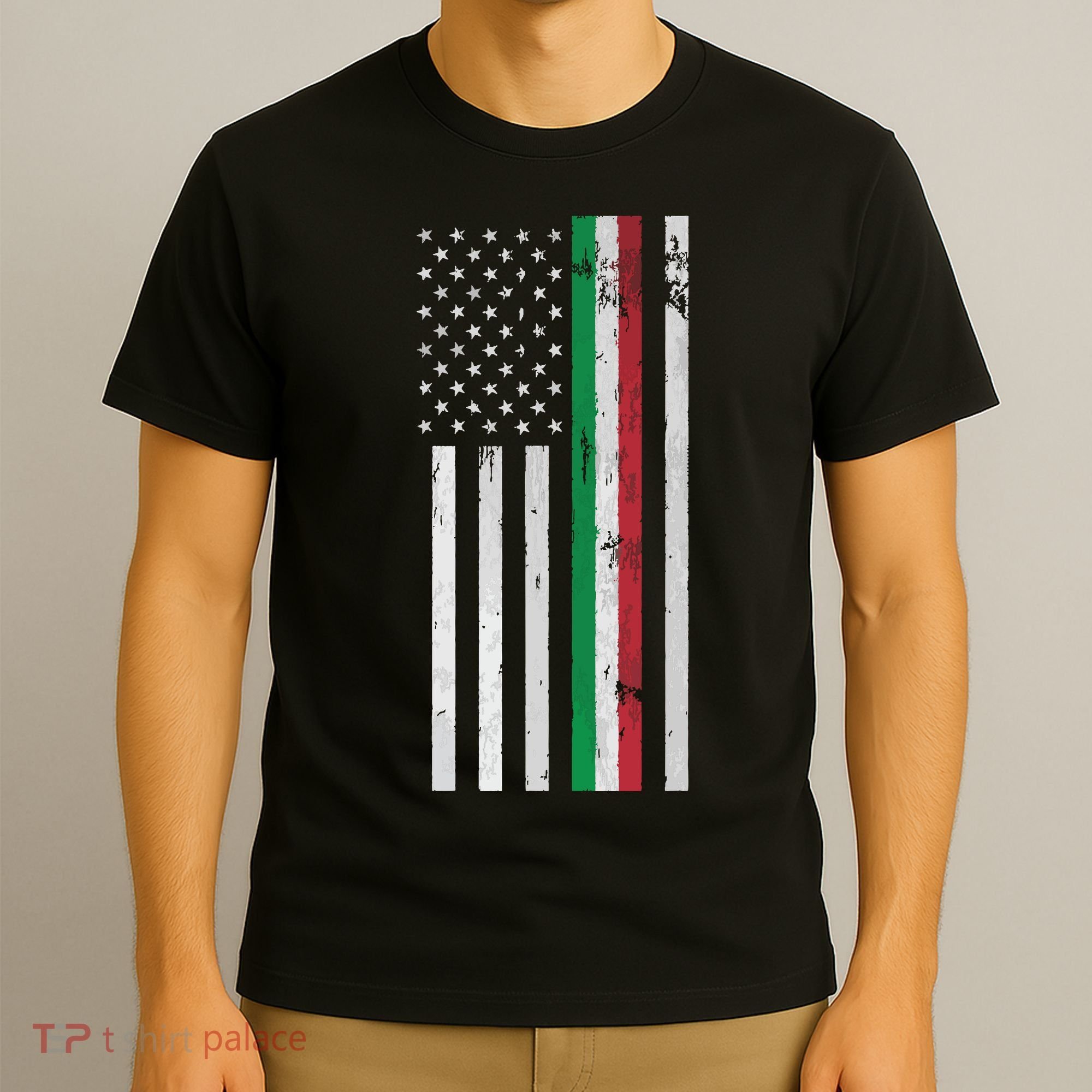 Italian American Flag Italian American Pride T-Shirt