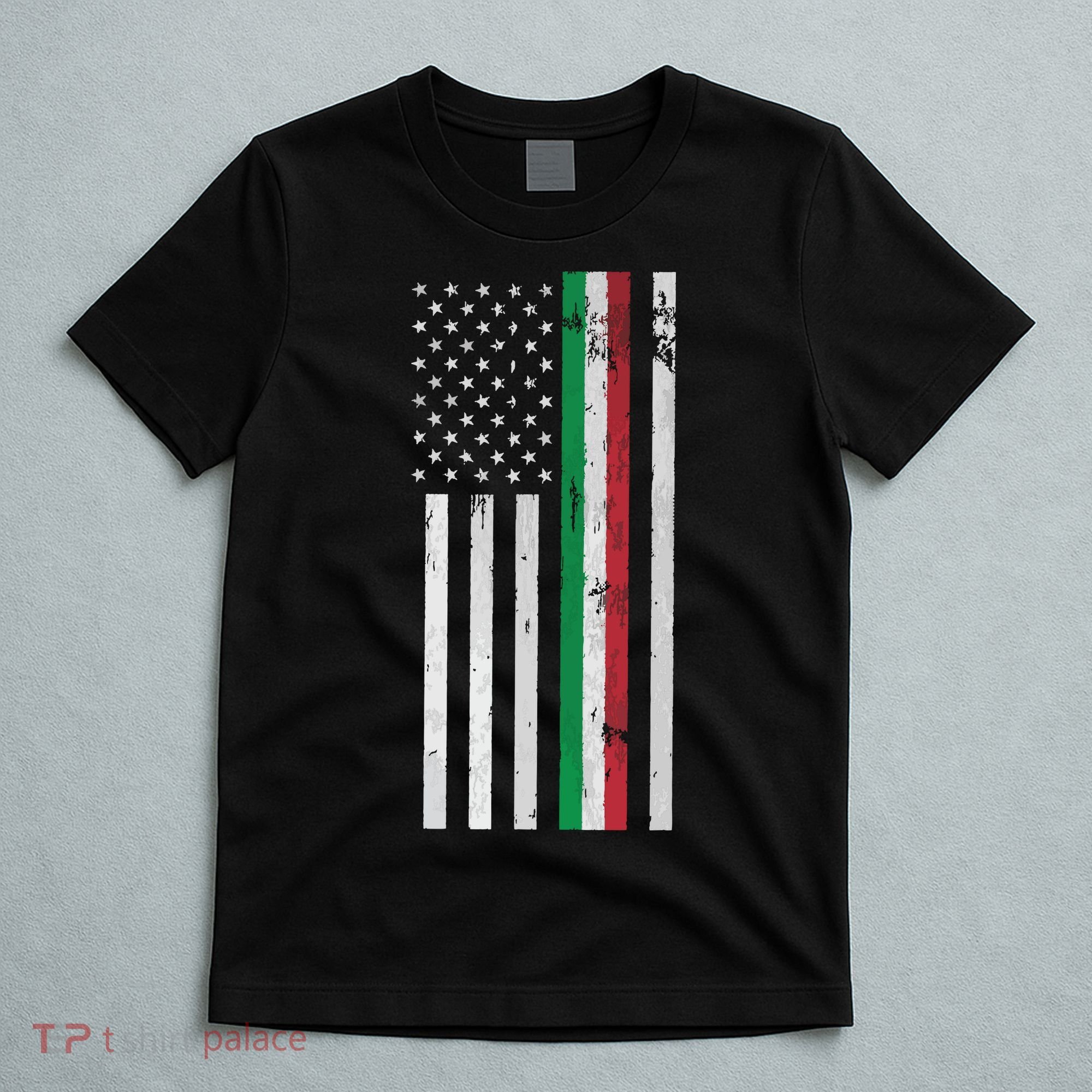Italian American Flag Italian American Pride T-Shirt