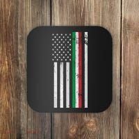Italian American Flag Italian American Pride Coaster thumb 0