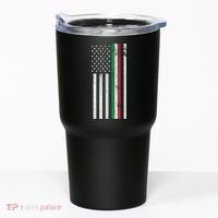 Italian American Flag Italian American Pride Tumbler thumb 0