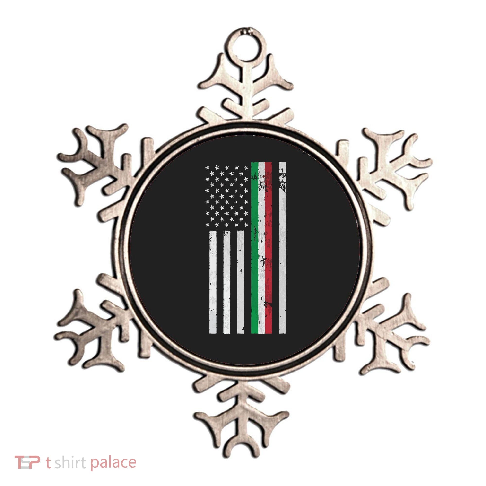 Italian American Flag Italian American Pride Ornament