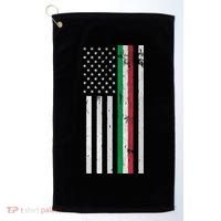 Italian American Flag Italian American Pride Golf Towel thumb 0