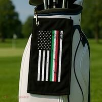 Italian American Flag Italian American Pride Golf Towel thumb 2