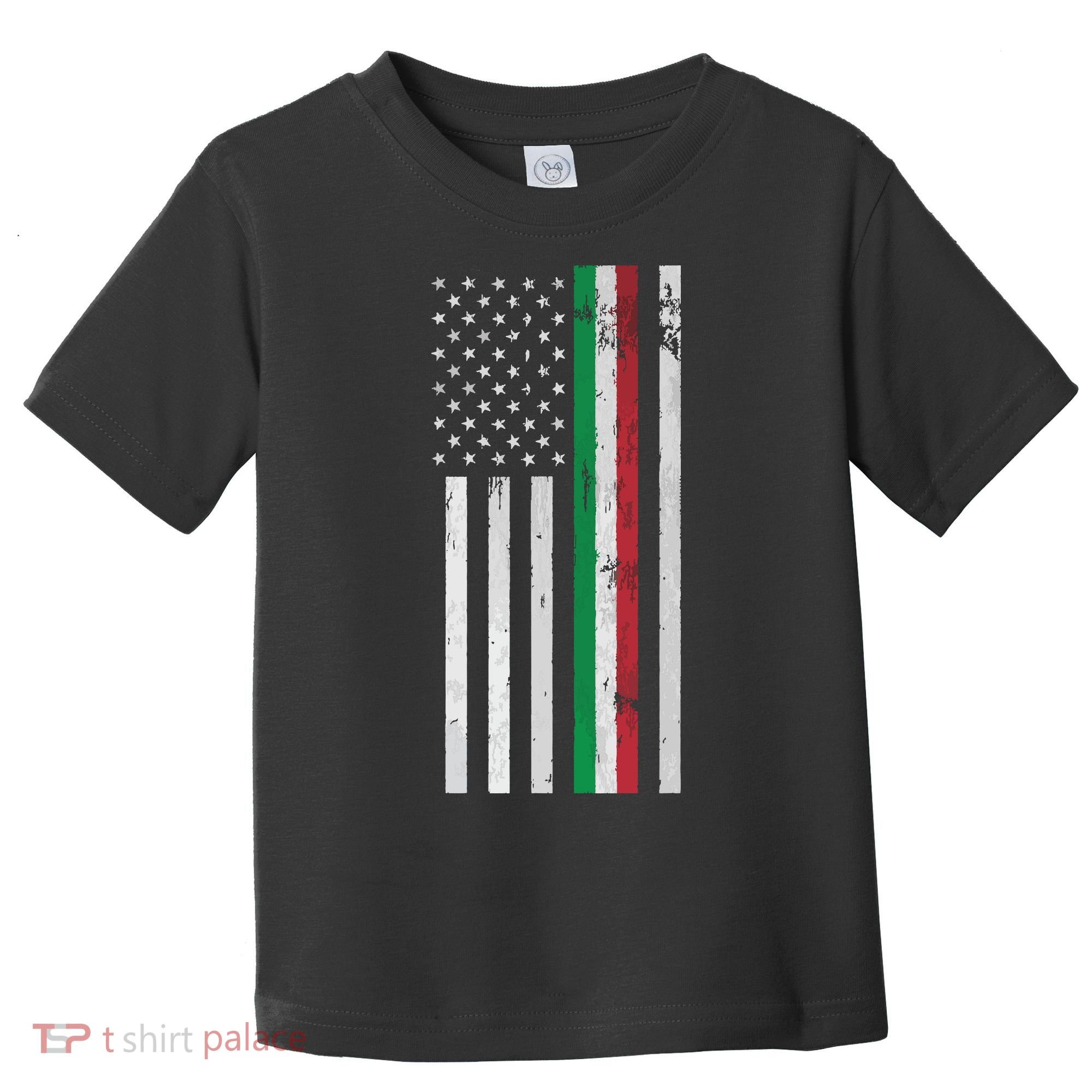 Italian American Flag Italian American Pride Toddler T-Shirt