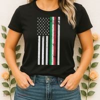 Italian American Flag Italian American Pride Women's T-Shirt thumb 2