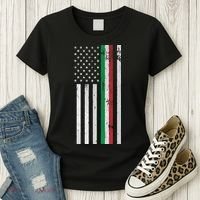 Italian American Flag Italian American Pride Women's T-Shirt thumb 3