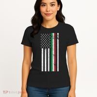 Italian American Flag Italian American Pride Women's T-Shirt thumb 4