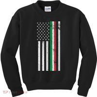 Italian American Flag Italian American Pride Kids Sweatshirt thumb 0