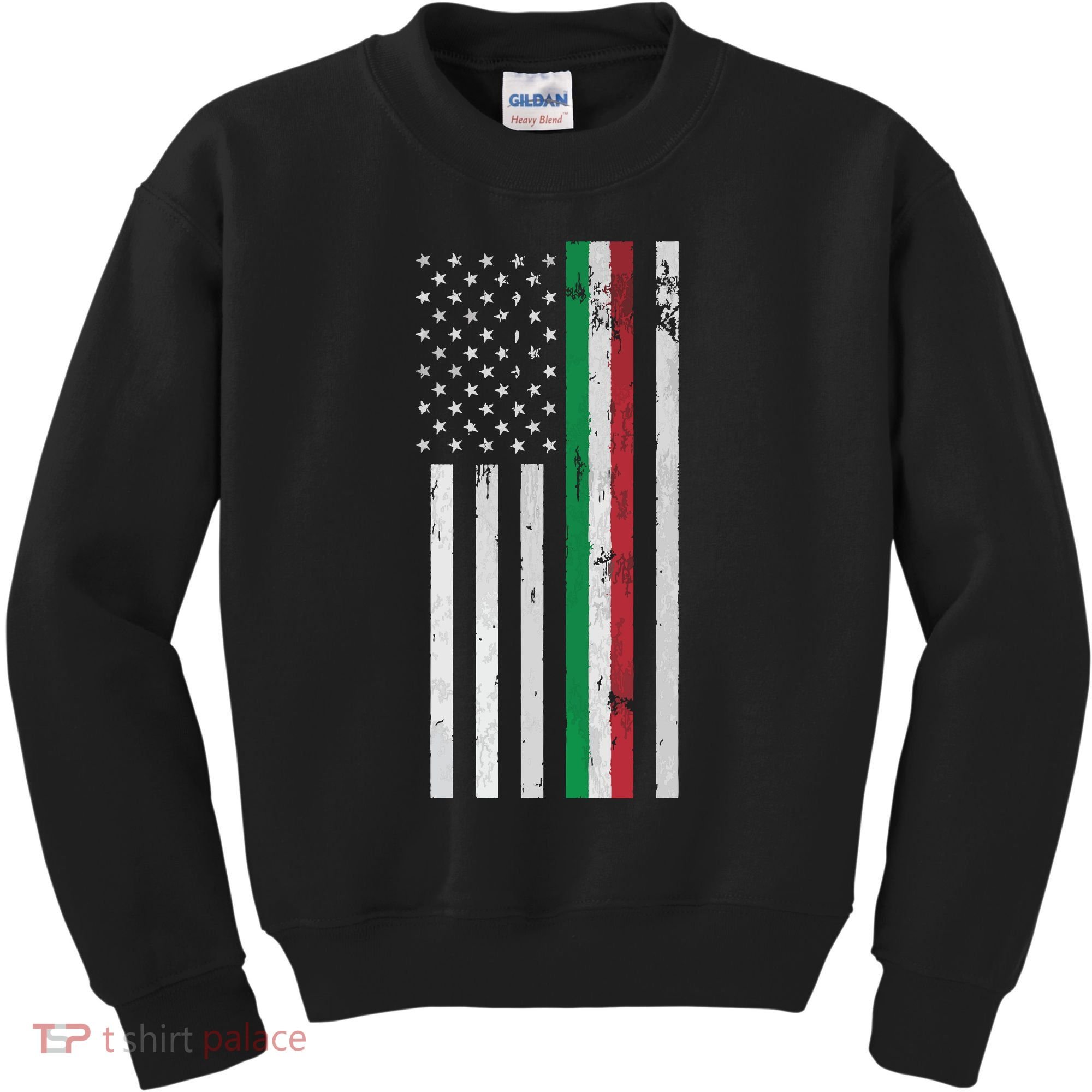 Italian American Flag Italian American Pride Kids Sweatshirt