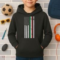 Italian American Flag Italian American Pride Kids Hoodie thumb 2