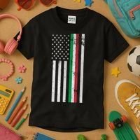 Italian American Flag Italian American Pride Kids T-Shirt thumb 3