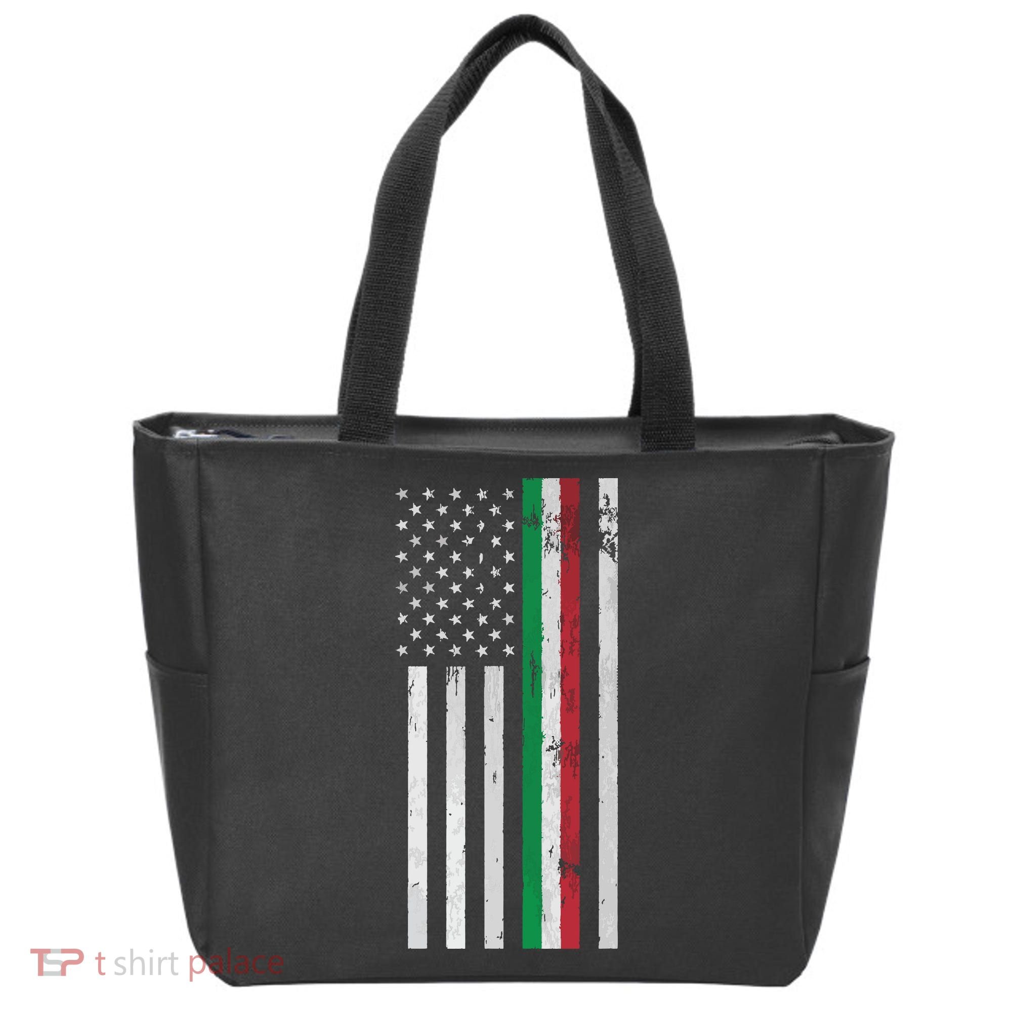 Italian American Flag Italian American Pride Tote Bag