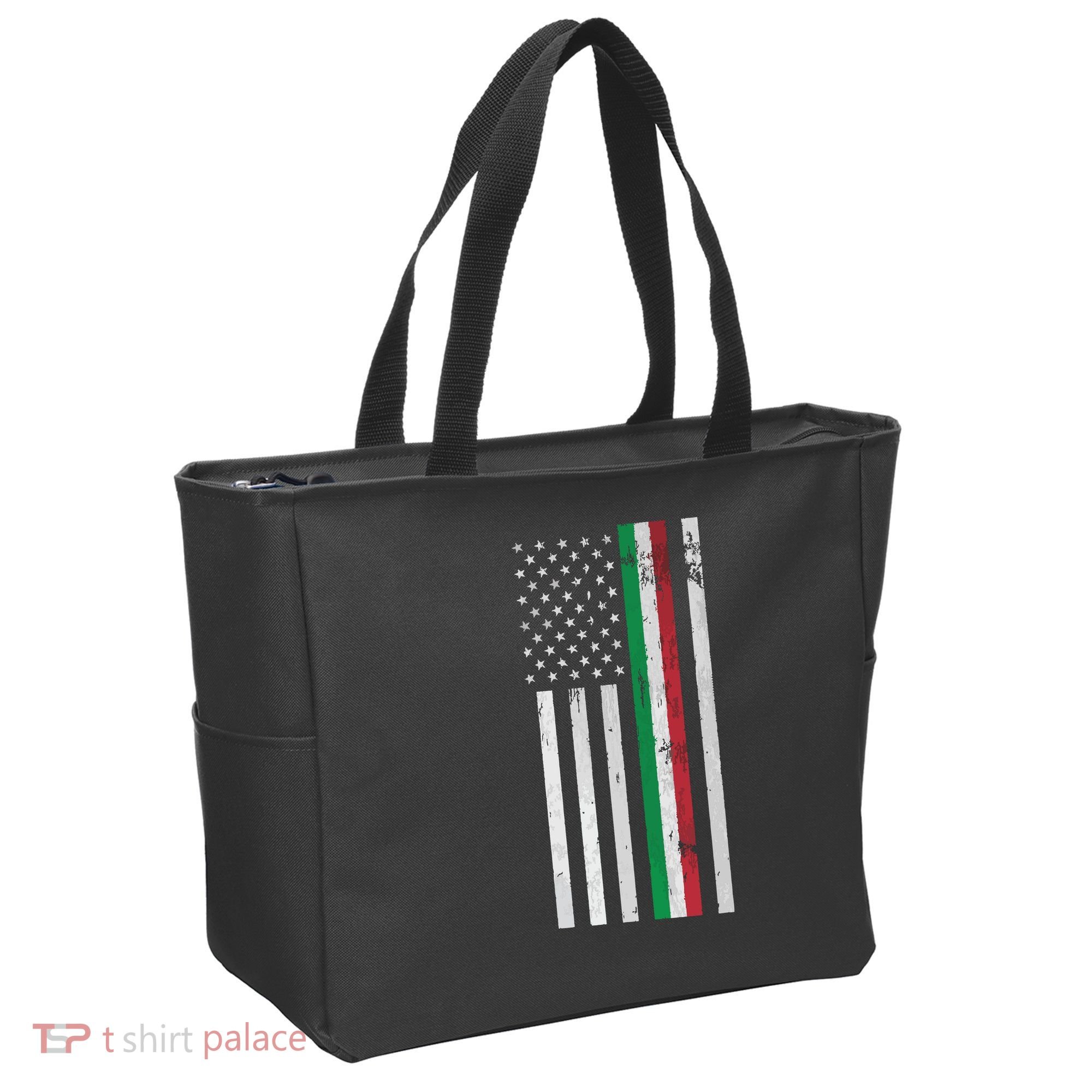Italian American Flag Italian American Pride Tote Bag