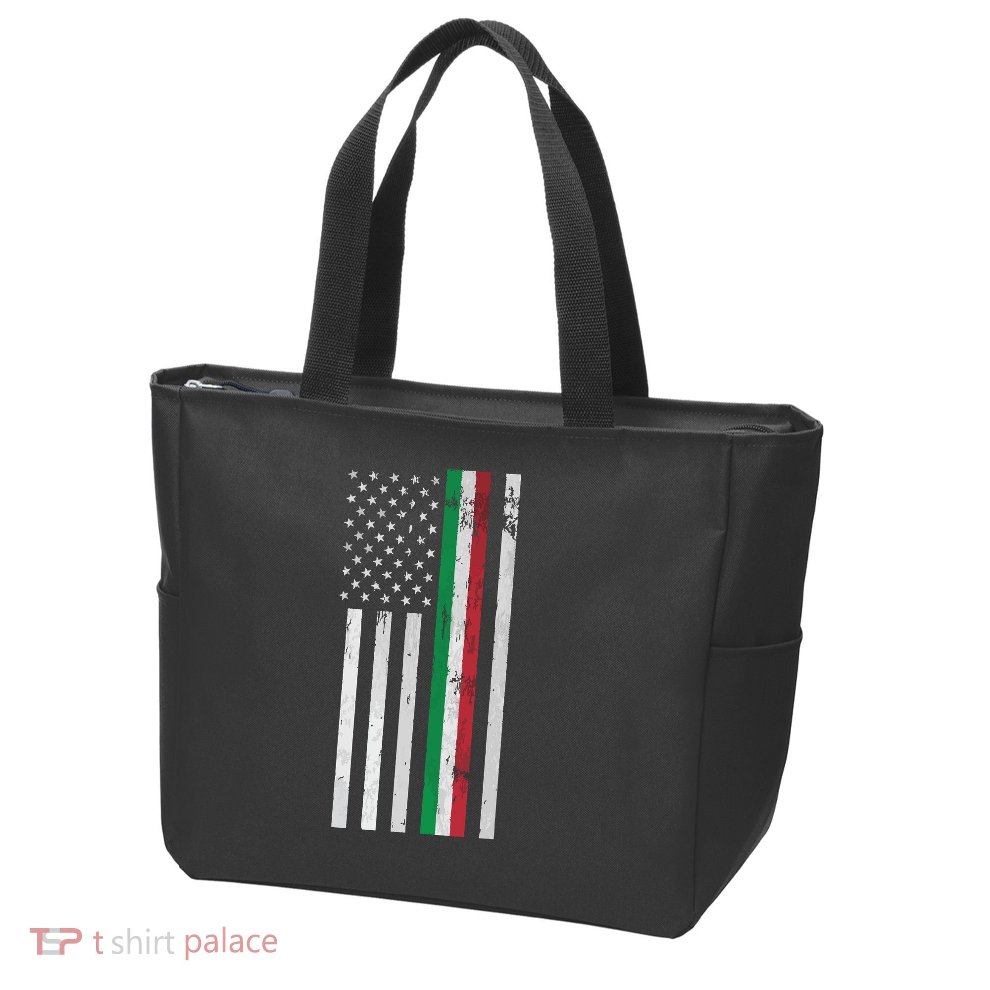 Italian American Flag Italian American Pride Tote Bag