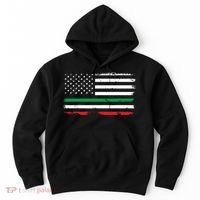 Italian American Flag Italy Flag Hoodie thumb 0