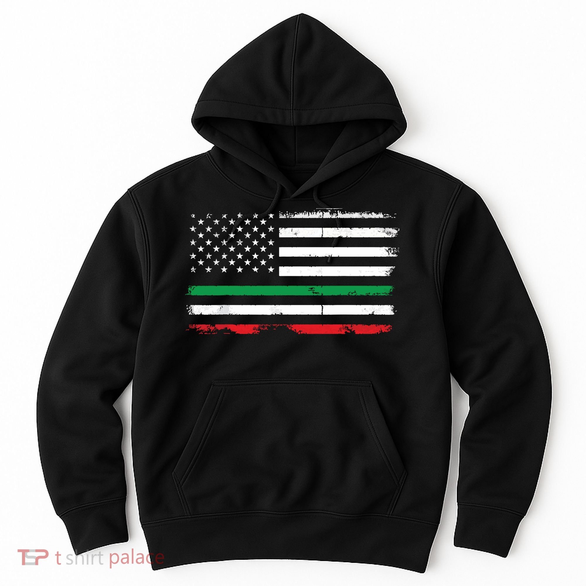 Italian American Flag Italy Flag Hoodie
